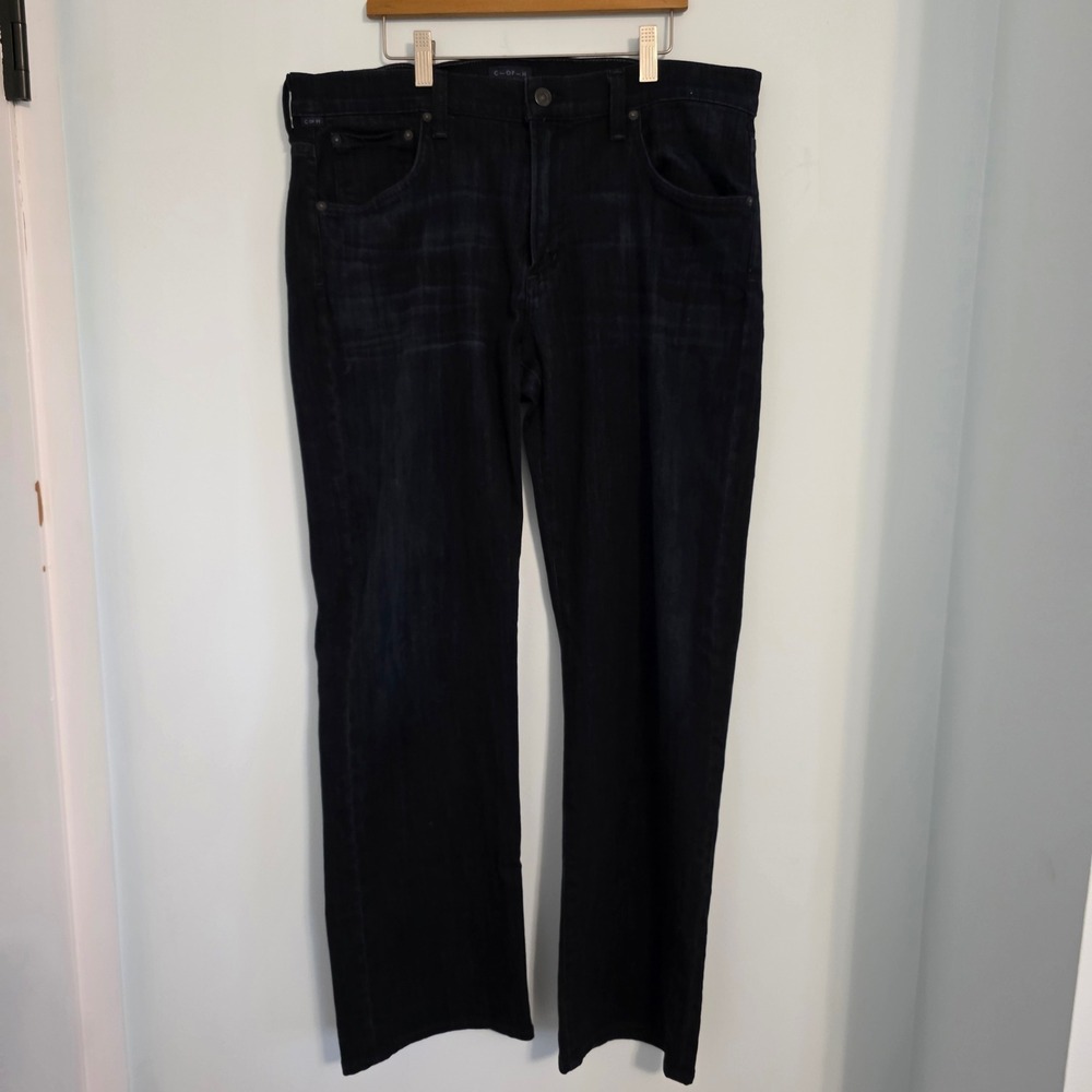 Citizens of Humanity Sid Straight Leg Jeans Mens 34 Dark Indigo Blue 604C-351